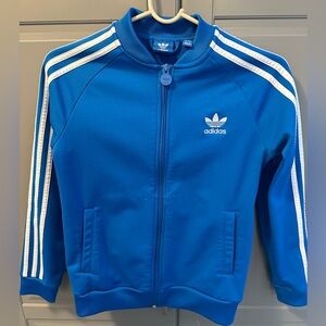 Adidas track suit top kids size 11/12